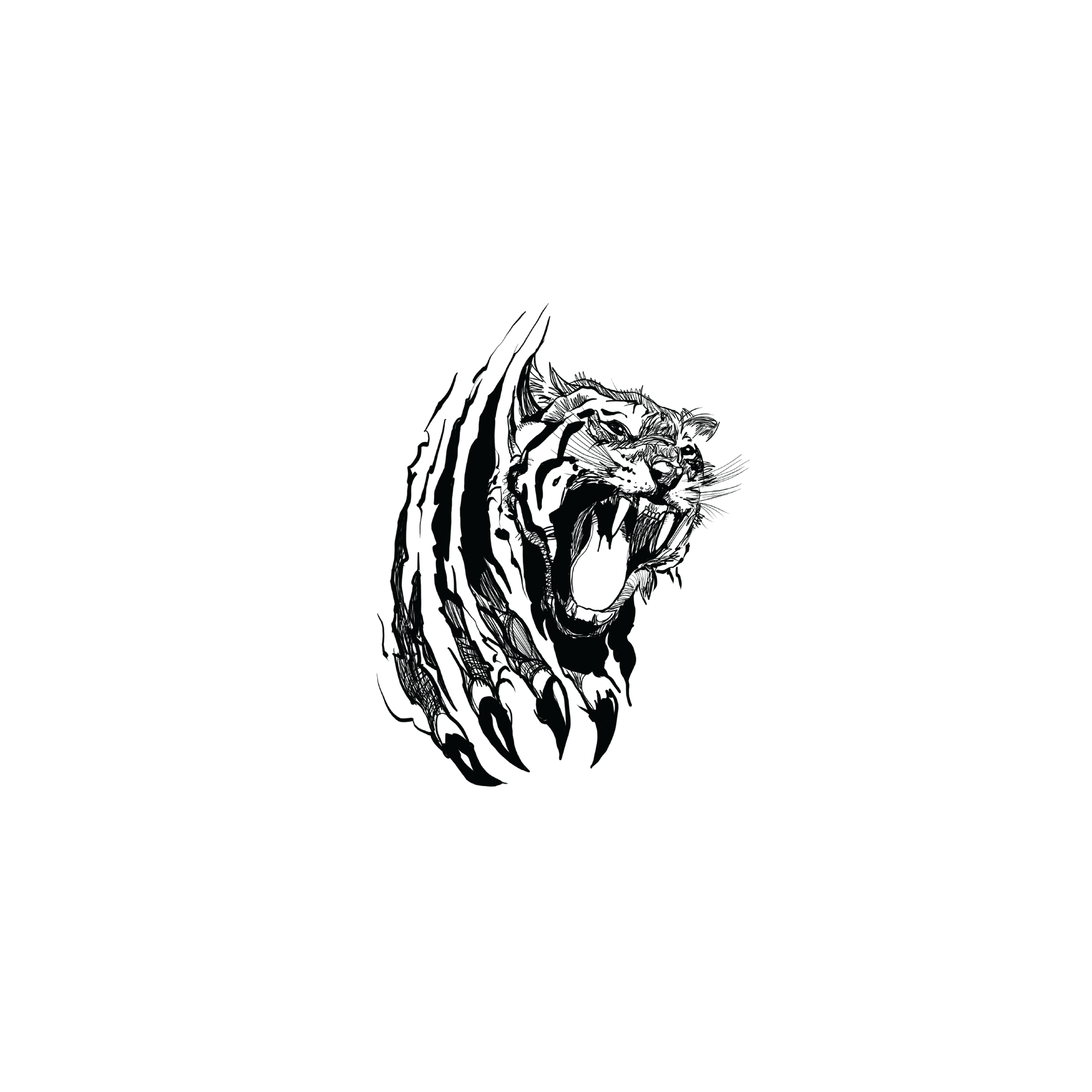 Oh My Ink temporary tattoo - Tigon V8