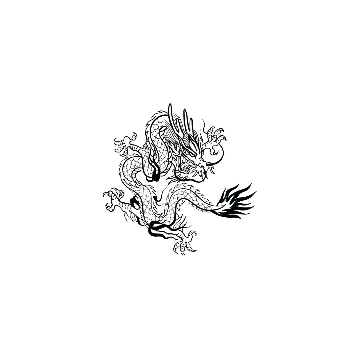 Oh My Ink temporary tattoo - Dragon V2