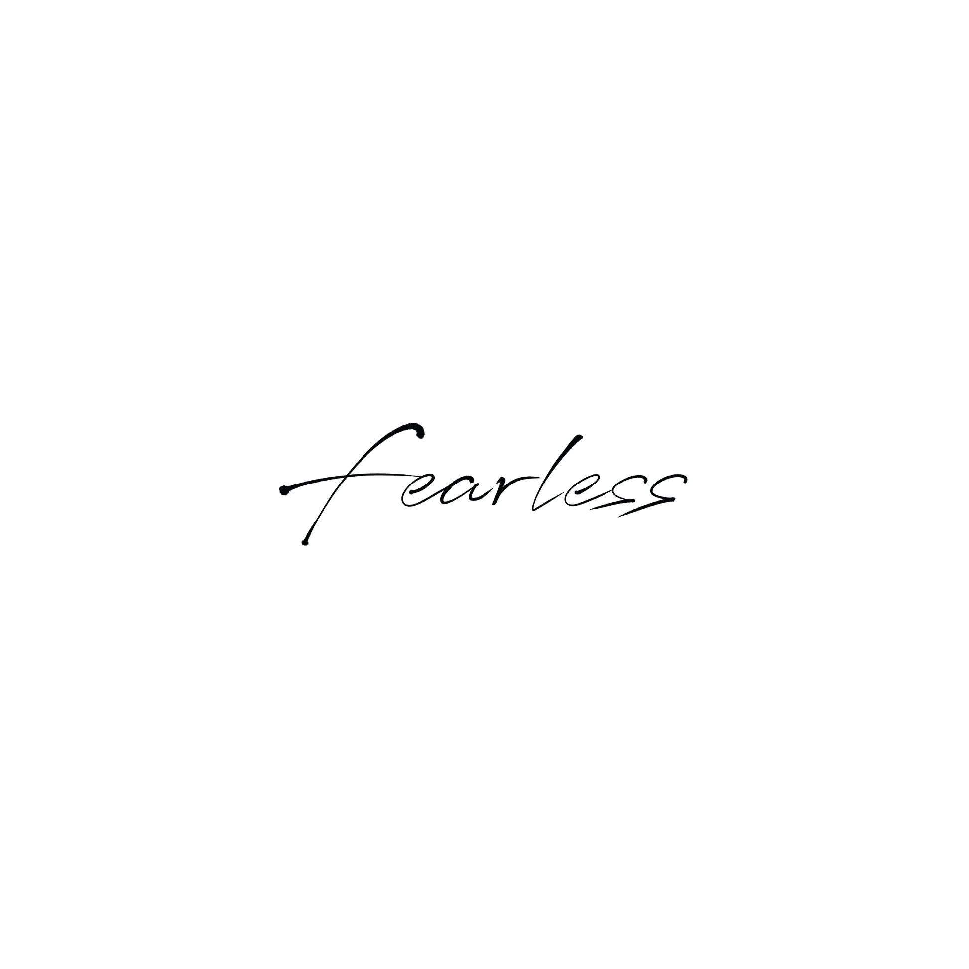 Oh My Ink temporary tattoo - Fearless