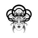 Mirror Tattoo - Krishna - Two Face Man